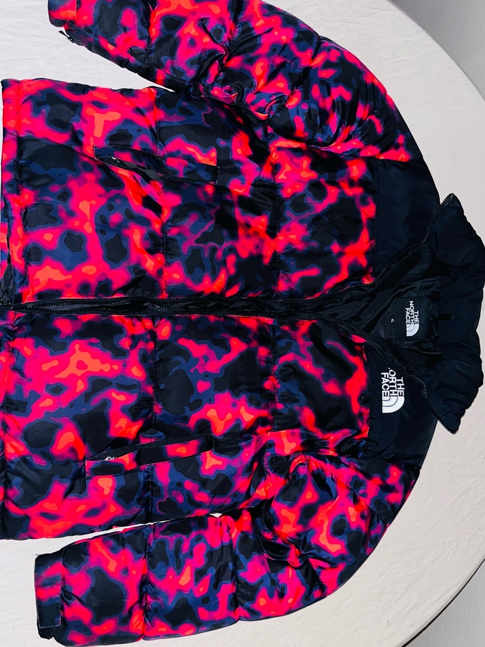 The North Face 1996 Retro Nuptse 700 Down Puffer Lava Camo Psychedelic Jacket